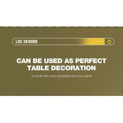 REOBRIX 22027 MÁY KÉO TRƯỢT bộ đồ chơi xếp lắp ráp ghép mô hình Technic LOG SKIDDER Kỹ Thuật Công Nghệ Cao Mô Hình Phương Tiện 1741 khối