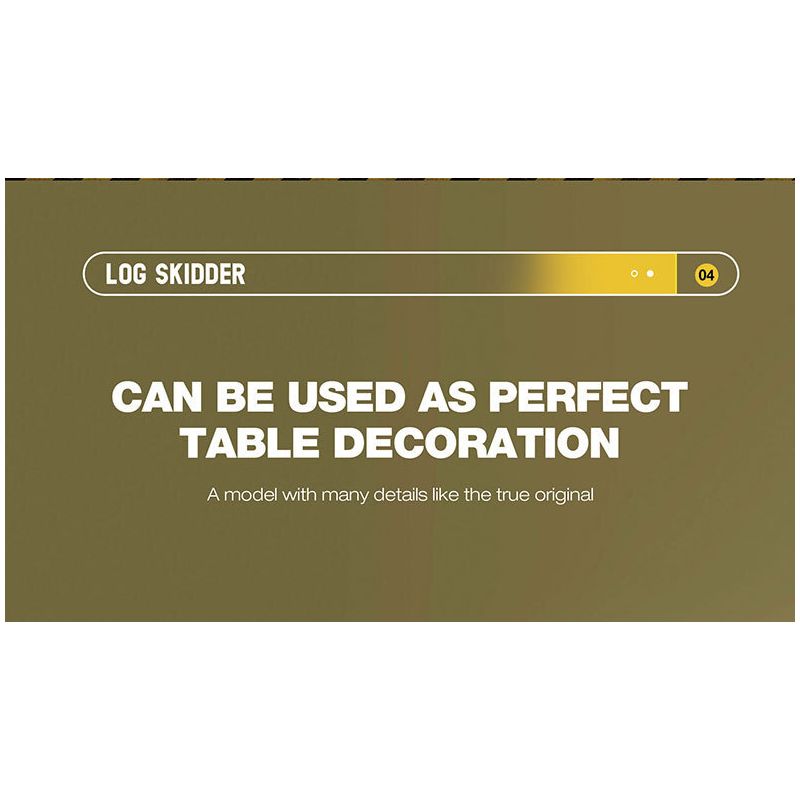 REOBRIX 22027 MÁY KÉO TRƯỢT bộ đồ chơi xếp lắp ráp ghép mô hình Technic LOG SKIDDER Kỹ Thuật Công Nghệ Cao Mô Hình Phương Tiện 1741 khối