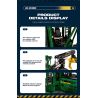 REOBRIX 22027 MÁY KÉO TRƯỢT bộ đồ chơi xếp lắp ráp ghép mô hình Technic LOG SKIDDER Kỹ Thuật Công Nghệ Cao Mô Hình Phương Tiện 1741 khối