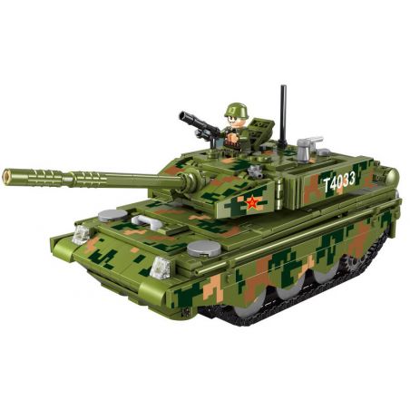 TYGOLL T4033 4033 BÌNH ĐIỀU KHIỂN TỪ XA 99A bộ đồ chơi xếp lắp ráp ghép mô hình Military Army Quân Sự Bộ Đội 676 khối