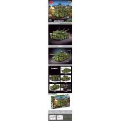 TYGOLL T4033 4033 BÌNH ĐIỀU KHIỂN TỪ XA 99A bộ đồ chơi xếp lắp ráp ghép mô hình Military Army Quân Sự Bộ Đội 676 khối