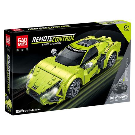GAOMISI T4050 4050 LAMBORGHINI bộ đồ chơi xếp lắp ráp ghép mô hình Racers Đua Tốc Độ 344 khối