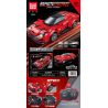 GAOMISI T4052 4052 FERRARI bộ đồ chơi xếp lắp ráp ghép mô hình Racers Đua Tốc Độ 379 khối