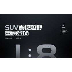 GULY 10620 LAND ROVER DEFENDER 110 XE ĐỊA HÌNH 1:8 tỷ lệ 1:8 bộ đồ chơi xếp lắp ráp ghép mô hình Technic WEISHI-110 OFF-ROAD Kỹ Thuật Công Nghệ Cao Mô Hình Phương Tiện 5268 khối