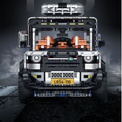 GULY 10620 LAND ROVER DEFENDER 110 XE ĐỊA HÌNH 1:8 tỷ lệ 1:8 bộ đồ chơi xếp lắp ráp ghép mô hình Technic WEISHI-110 OFF-ROAD Kỹ Thuật Công Nghệ Cao Mô Hình Phương Tiện 5268 khối