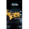 GULY 10622 TÀU HỘ TỐNG 1:8 tỷ lệ 1:8 bộ đồ chơi xếp lắp ráp ghép mô hình Technic KERVTTE SPORTCAR Kỹ Thuật Công Nghệ Cao Mô Hình Phương Tiện 3788 khối