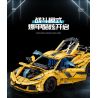 GULY 10622 TÀU HỘ TỐNG 1:8 tỷ lệ 1:8 bộ đồ chơi xếp lắp ráp ghép mô hình Technic KERVTTE SPORTCAR Kỹ Thuật Công Nghệ Cao Mô Hình Phương Tiện 3788 khối