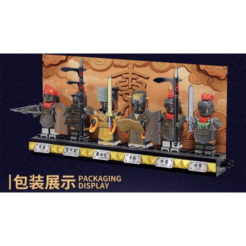 LWCK 60124 60132 LÍNH TẦN MINIFIGURES 6 LOẠI bộ đồ chơi xếp lắp ráp ghép mô hình Historical