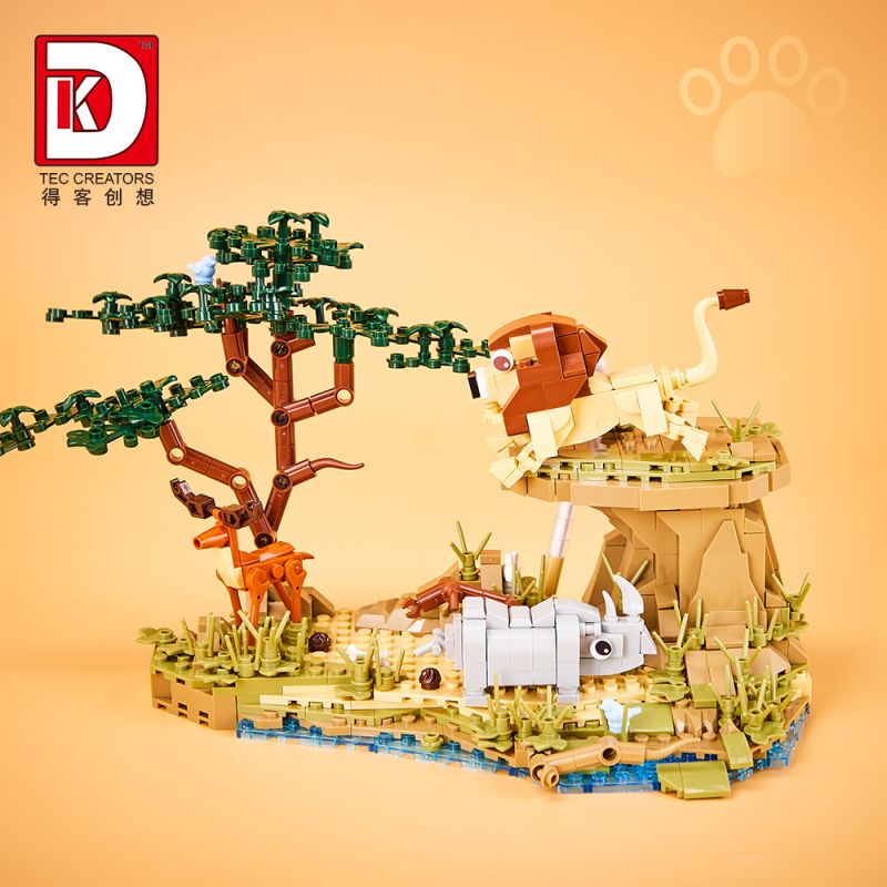 DK 6025 XAVAN bộ đồ chơi xếp lắp ráp ghép mô hình TROPICAL SAVANNA FOREST 755 khối