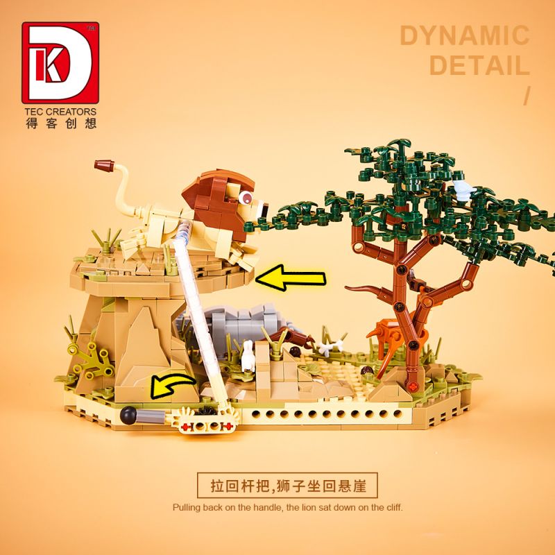 DK 6025 XAVAN bộ đồ chơi xếp lắp ráp ghép mô hình TROPICAL SAVANNA FOREST 755 khối