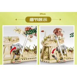DK 6025 XAVAN bộ đồ chơi xếp lắp ráp ghép mô hình TROPICAL SAVANNA FOREST 755 khối