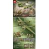 AMERICAN LEAGUE 98301 PHÁO PHÒNG KHÔNG 88MM CỦA ĐỨC TIÊM KÍCH P-38 MỸ bộ đồ chơi xếp lắp ráp ghép mô hình Military Army Quân Sự Bộ Đội