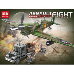 AMERICAN LEAGUE 98302 XE TẢI OPEL CỦA ĐỨC TIÊM KÍCH SPITFIRE ANH bộ đồ chơi xếp lắp ráp ghép mô hình Military Army Quân Sự Bộ Đội