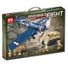 AMERICAN LEAGUE 98304 TIẾN RA PHÍA TRƯỚC XE TĂNG ELEPHANT CỦA ĐỨC MÁY BAY CHIẾN ĐẤU F4U CORSAIR MỸ bộ đồ chơi xếp lắp ráp ghép mô hình Military Army Quân Sự Bộ Đội