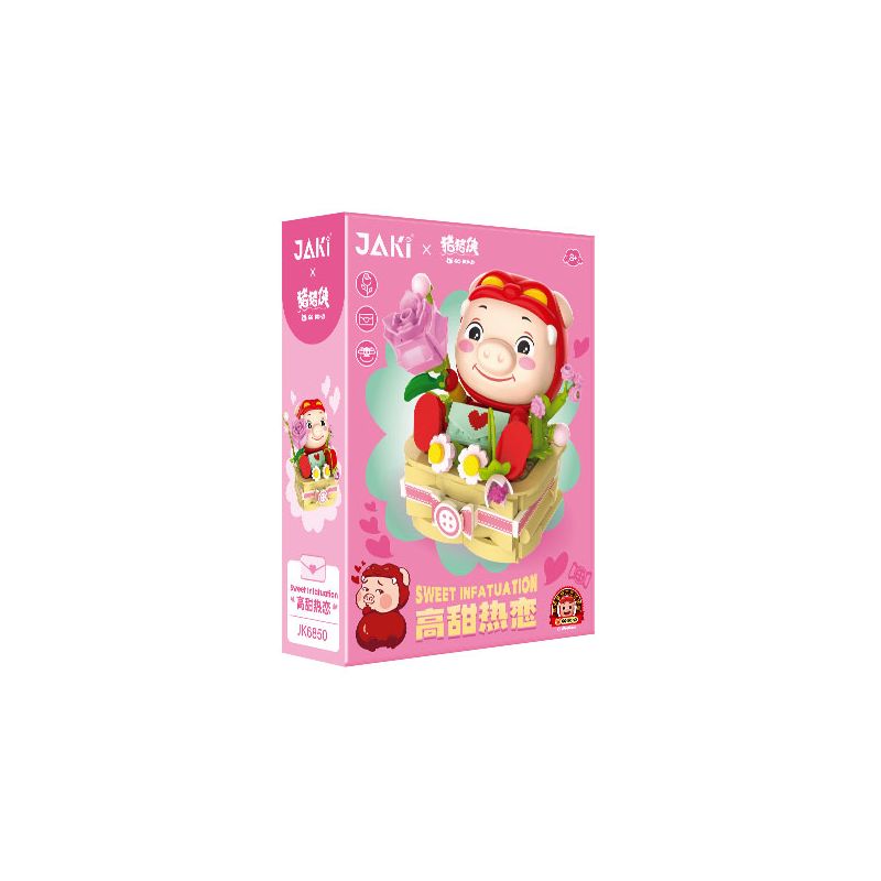 JAKI JK6850 6850 NGƯỜI HỢI TÌNH YÊU NGỌT NGÀO VÀ NỒNG NÀN bộ đồ chơi xếp lắp ráp ghép mô hình Movie & Game GGBOND SWEET INFATUATION Phim Và Trò Chơi