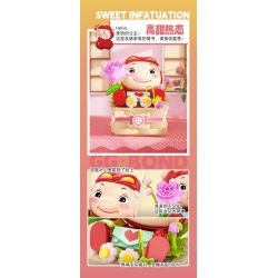 JAKI JK6850 6850 NGƯỜI HỢI TÌNH YÊU NGỌT NGÀO VÀ NỒNG NÀN bộ đồ chơi xếp lắp ráp ghép mô hình Movie & Game GGBOND SWEET INFATUATION Phim Và Trò Chơi