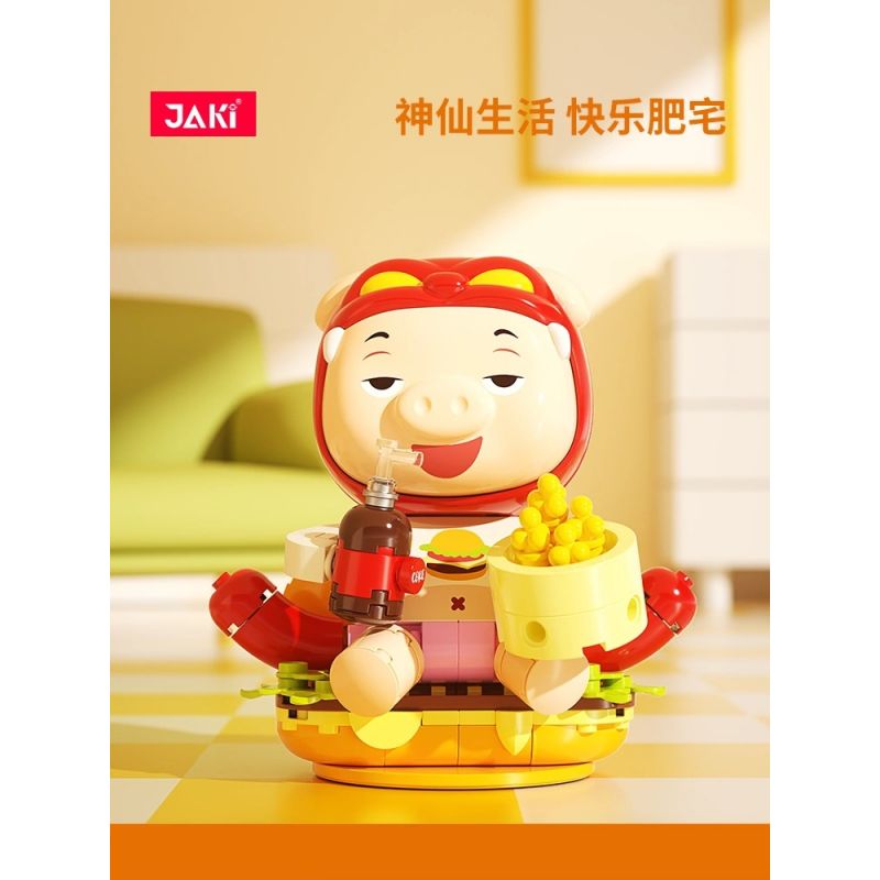 JAKI JK6851 6851 NGƯỜI LỢN NGÔI NHÀ HẠNH PHÚC BÉO bộ đồ chơi xếp lắp ráp ghép mô hình Movie & Game GGBOND HAPPY HONEBODY Phim Và Trò Chơi