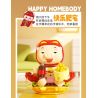 JAKI JK6851 6851 NGƯỜI LỢN NGÔI NHÀ HẠNH PHÚC BÉO bộ đồ chơi xếp lắp ráp ghép mô hình Movie & Game GGBOND HAPPY HONEBODY Phim Và Trò Chơi