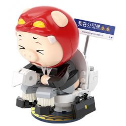 JAKI JK6852 6852 PIG MAN CÂU CÁ CÓ TRẢ TIỀN bộ đồ chơi xếp lắp ráp ghép mô hình Movie & Game GGBOND GOOF OFF Phim Và Trò Chơi