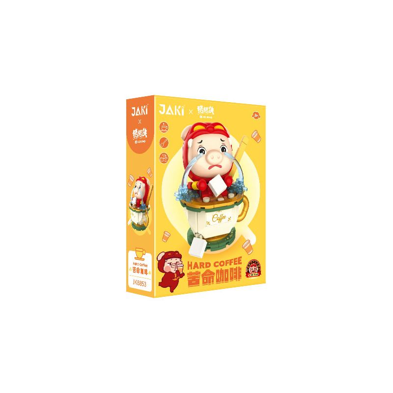 JAKI JK6853 6853 NGƯỜI LỢN CÀ PHÊ KHỐN KHỔ bộ đồ chơi xếp lắp ráp ghép mô hình Movie & Game GGBOND HARD COFFEE Phim Và Trò Chơi