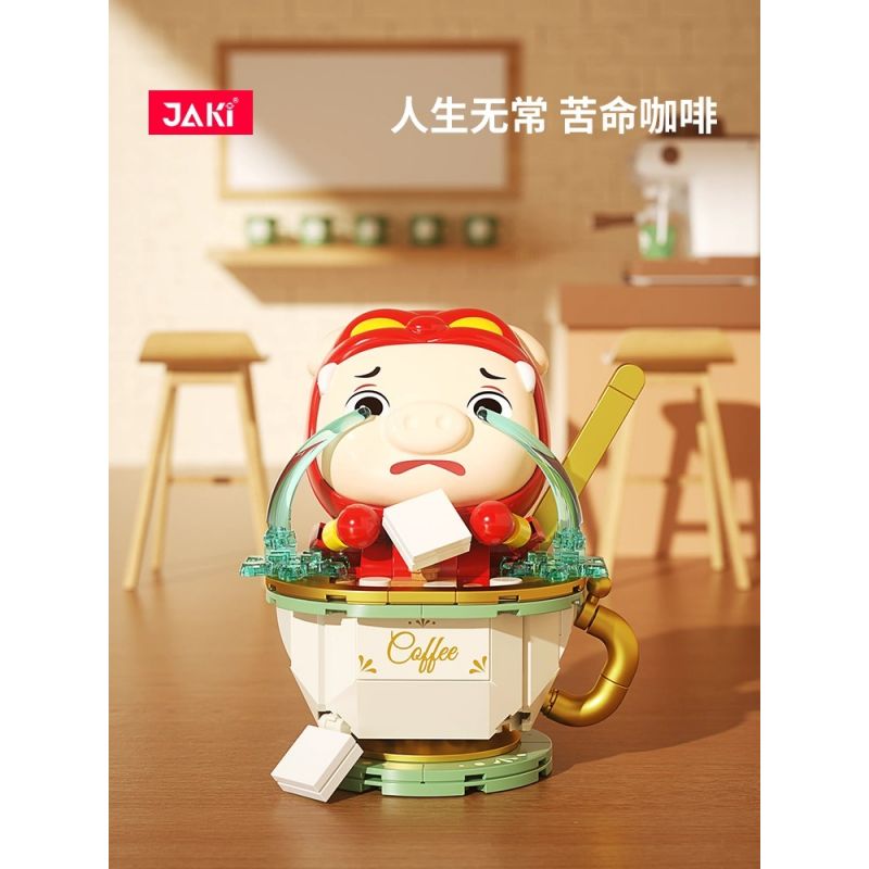 JAKI JK6853 6853 NGƯỜI LỢN CÀ PHÊ KHỐN KHỔ bộ đồ chơi xếp lắp ráp ghép mô hình Movie & Game GGBOND HARD COFFEE Phim Và Trò Chơi