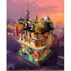 ZHEGAO 00426 THỊ TRẤN TRUNG QUỐC bộ đồ chơi xếp lắp ráp ghép mô hình Creator CHINATOWN Sáng Tạo 4653 khối