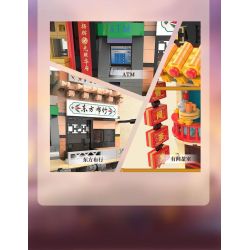 ZHEGAO 00426 THỊ TRẤN TRUNG QUỐC bộ đồ chơi xếp lắp ráp ghép mô hình Creator CHINATOWN Sáng Tạo 4653 khối