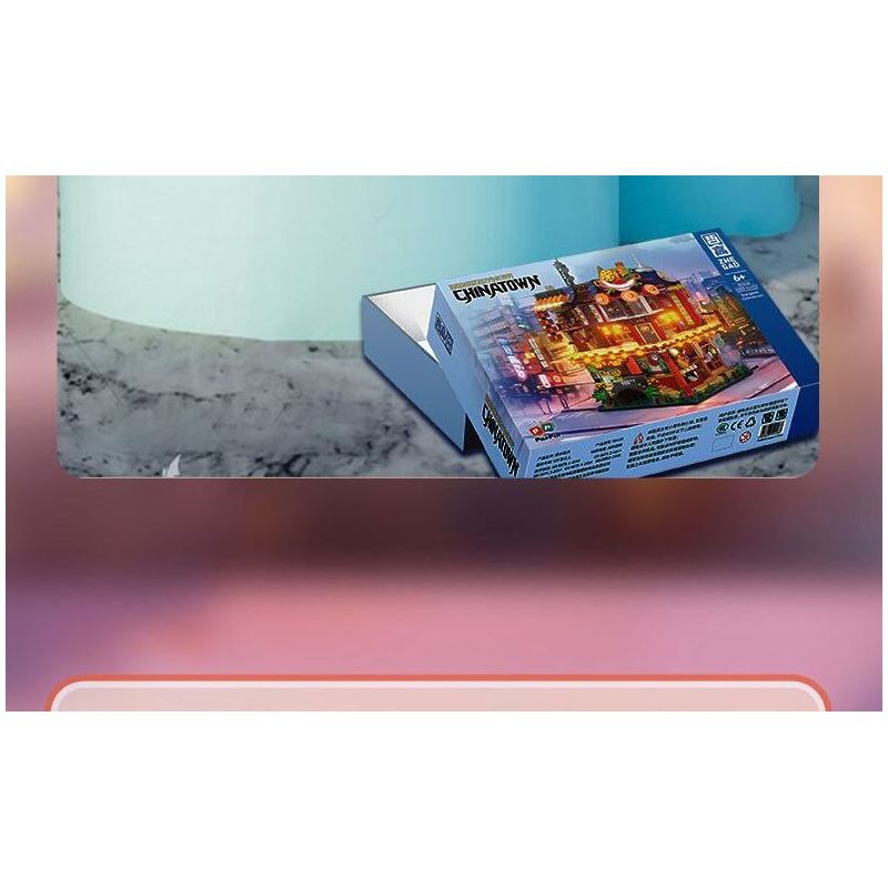 ZHEGAO 00426 THỊ TRẤN TRUNG QUỐC bộ đồ chơi xếp lắp ráp ghép mô hình Creator CHINATOWN Sáng Tạo 4653 khối