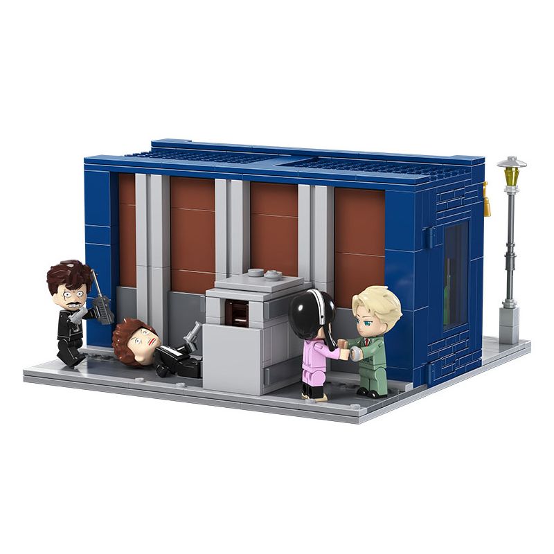 JIALE SPECIAL 33004 SPY PLAY HOUSE CUỘC PHIÊU LƯU CỦA GIA ĐÌNH bộ đồ chơi xếp lắp ráp ghép mô hình Movie & Game SPY FAMILY Phim Và Trò Chơi 677 khối