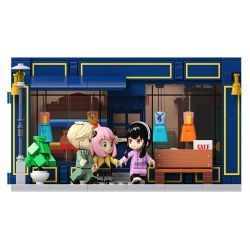 JIALE SPECIAL 33004 SPY PLAY HOUSE CUỘC PHIÊU LƯU CỦA GIA ĐÌNH bộ đồ chơi xếp lắp ráp ghép mô hình Movie & Game SPY FAMILY Phim Và Trò Chơi 677 khối