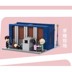 JIALE SPECIAL 33004 SPY PLAY HOUSE CUỘC PHIÊU LƯU CỦA GIA ĐÌNH bộ đồ chơi xếp lắp ráp ghép mô hình Movie & Game SPY FAMILY Phim Và Trò Chơi 677 khối