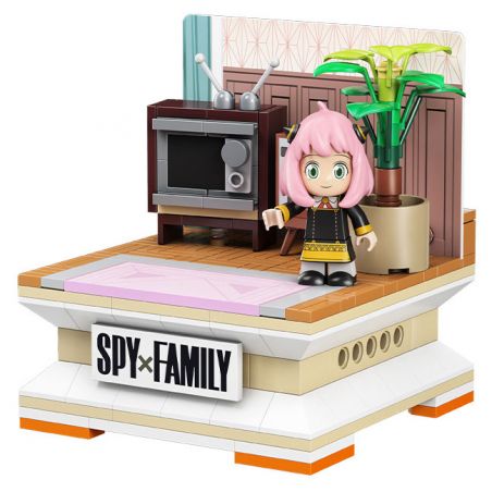JIALE SPECIAL 33005 NHÀ HÁT CỦA ĐIỆP VIÊN LOA BLUETOOTH ANIA FORGE bộ đồ chơi xếp lắp ráp ghép mô hình Movie & Game SPY FAMILY Phim Và Trò Chơi 217 khối