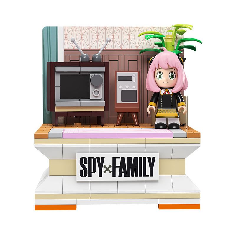 JIALE SPECIAL 33005 NHÀ HÁT CỦA ĐIỆP VIÊN LOA BLUETOOTH ANIA FORGE bộ đồ chơi xếp lắp ráp ghép mô hình Movie & Game SPY FAMILY Phim Và Trò Chơi 217 khối