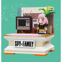 JIALE SPECIAL 33005 NHÀ HÁT CỦA ĐIỆP VIÊN LOA BLUETOOTH ANIA FORGE bộ đồ chơi xếp lắp ráp ghép mô hình Movie & Game SPY FAMILY Phim Và Trò Chơi 217 khối