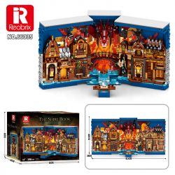 REOBRIX 66035 SÁCH HOBBIT bộ đồ chơi xếp lắp ráp ghép mô hình The Lord Of The Rings Chúa Nhẫn 3398 khối