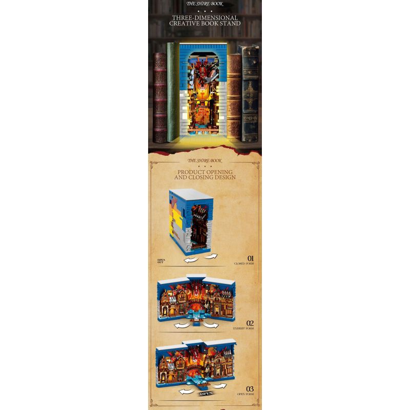 REOBRIX 66035 SÁCH HOBBIT bộ đồ chơi xếp lắp ráp ghép mô hình The Lord Of The Rings Chúa Nhẫn 3398 khối