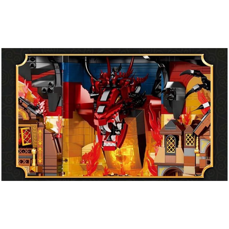 REOBRIX 66035 SÁCH HOBBIT bộ đồ chơi xếp lắp ráp ghép mô hình The Lord Of The Rings Chúa Nhẫn 3398 khối