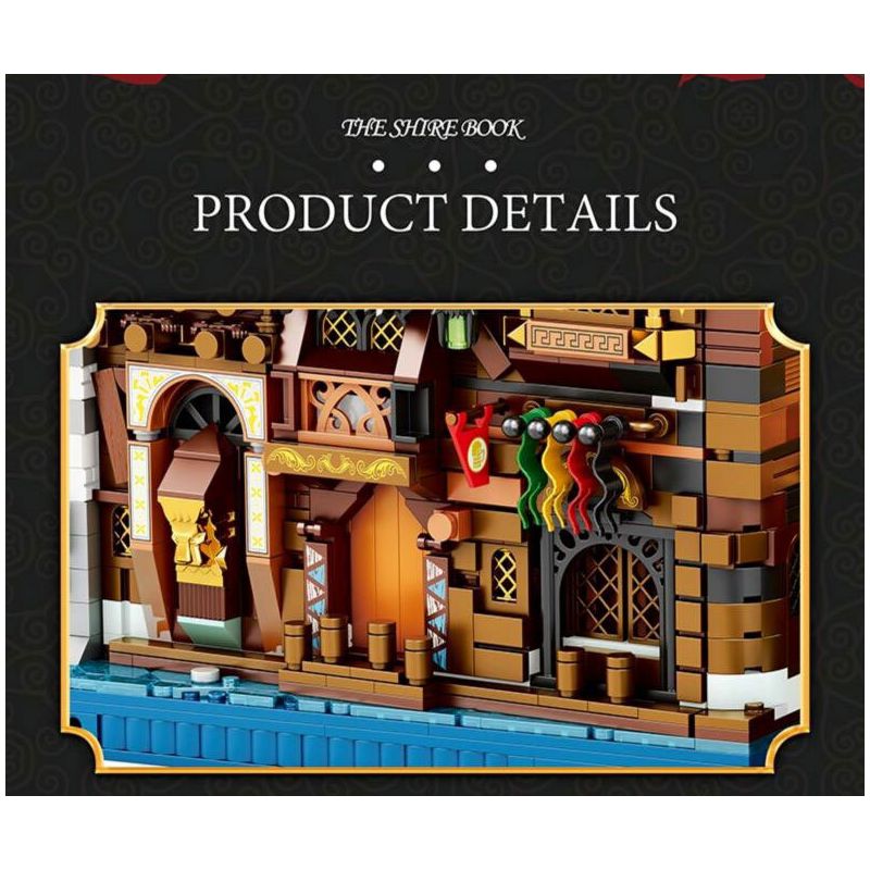 REOBRIX 66035 SÁCH HOBBIT bộ đồ chơi xếp lắp ráp ghép mô hình The Lord Of The Rings Chúa Nhẫn 3398 khối