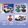 SEMBO 714028 LIÊN MINH JISU ĐỘI ĐUA SODA bộ đồ chơi xếp lắp ráp ghép mô hình Racers Đua Tốc Độ 224 khối