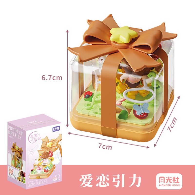 GEKKOSHA 804418 ĐIỀU ƯỚC NGÔI SAO TRÊN ĐẦU NGÓN TAY SỨC HẤP DẪN CỦA TÌNH YÊU bộ đồ chơi xếp lắp ráp ghép mô hình STARWISH RING BOX