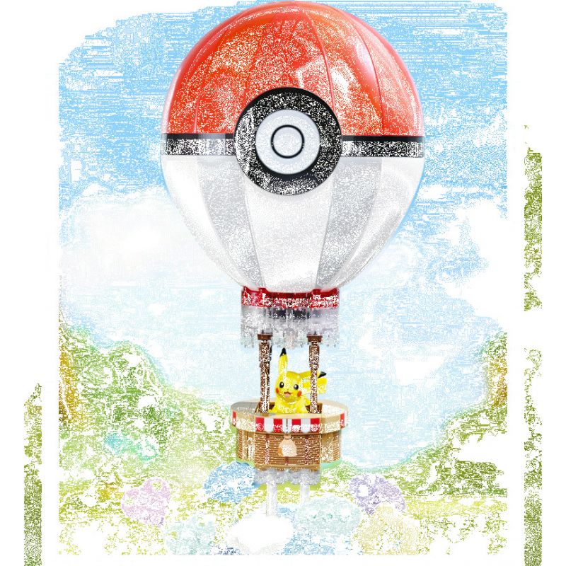 KEEPPLEY K20234 20234 KHINH KHÍ CẦU POKÉMON BALL bộ đồ chơi xếp lắp ráp ghép mô hình Movie & Game Phim Và Trò Chơi