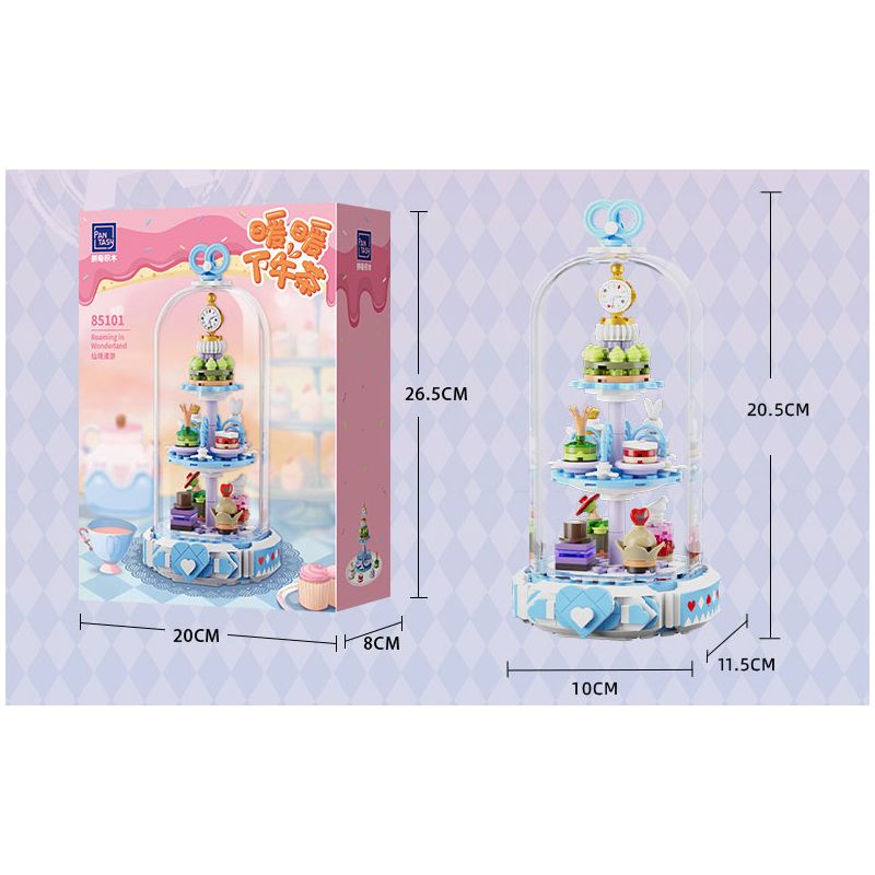 PANTASY 85101 TRÀ CHIỀU ẤM ÁP LANG THANG XỨ SỞ THẦN TIÊN bộ đồ chơi xếp lắp ráp ghép mô hình