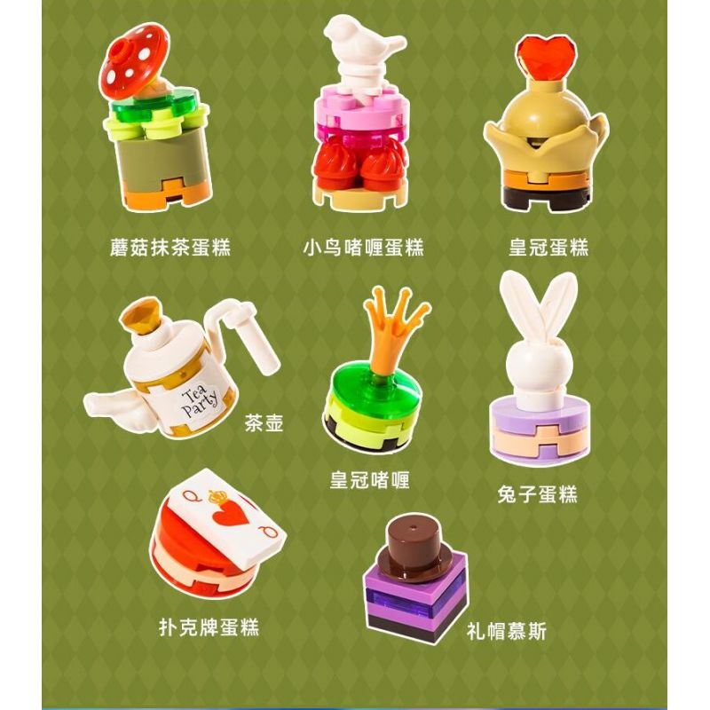 PANTASY 85101 TRÀ CHIỀU ẤM ÁP LANG THANG XỨ SỞ THẦN TIÊN bộ đồ chơi xếp lắp ráp ghép mô hình