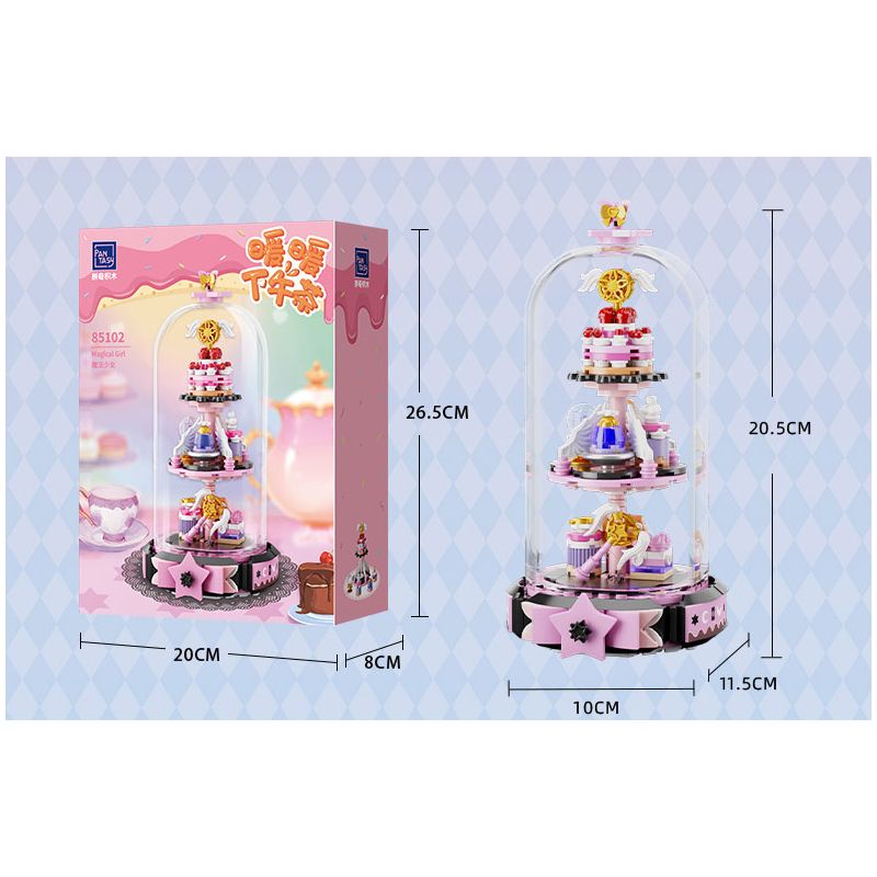 PANTASY 85102 TRÀ CHIỀU ẤM ÁP CÔ GÁI PHÉP THUẬT bộ đồ chơi xếp lắp ráp ghép mô hình