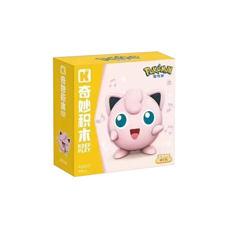 KEEPPLEY K20229 20229 non Lego POKÉMON VIVID KUPPY JIGGLYPUFF bộ đồ chơi xếp lắp ráp ghép mô hình Movie & Game Phim Và Trò Chơi