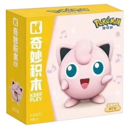 KEEPPLEY K20229 20229 POKÉMON VIVID KUPPY JIGGLYPUFF bộ đồ chơi xếp lắp ráp ghép mô hình Movie & Game Phim Và Trò Chơi