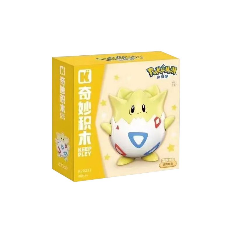 KEEPPLEY K20231 20231 non Lego POKÉMON VIVID KUPPY TOGEPI bộ đồ chơi xếp lắp ráp ghép mô hình Movie & Game Phim Và Trò Chơi