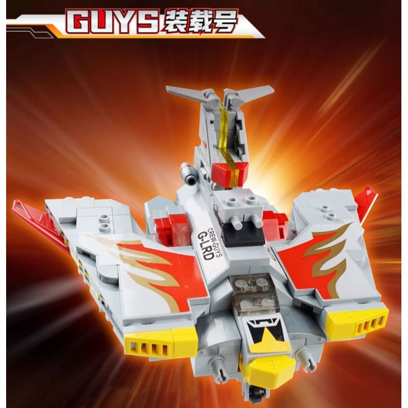 KEEPPLEY 75086 XE SIÊU ANH HÙNG CÁNH BAY GUYS bộ đồ chơi xếp lắp ráp ghép mô hình Movie & Game Phim Và Trò Chơi