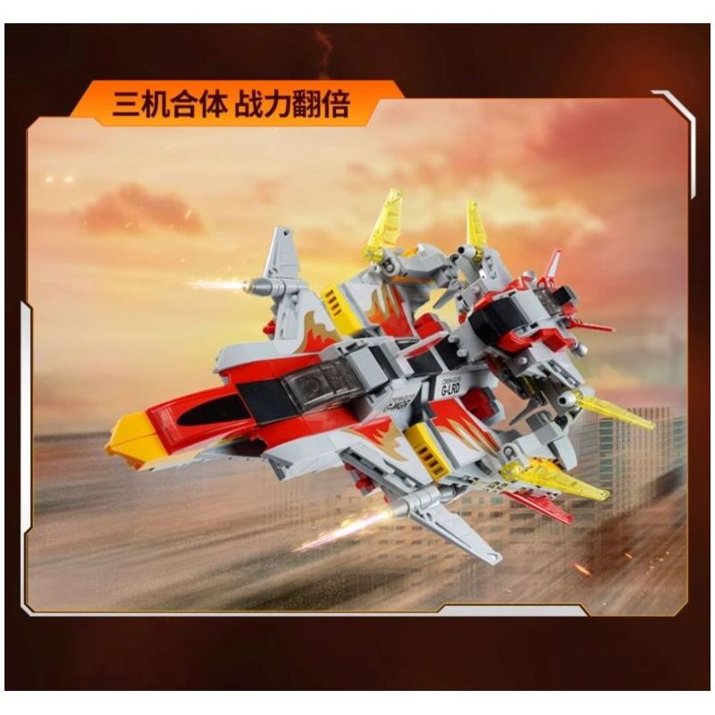 KEEPPLEY 75086 XE SIÊU ANH HÙNG CÁNH BAY GUYS bộ đồ chơi xếp lắp ráp ghép mô hình Movie & Game Phim Và Trò Chơi