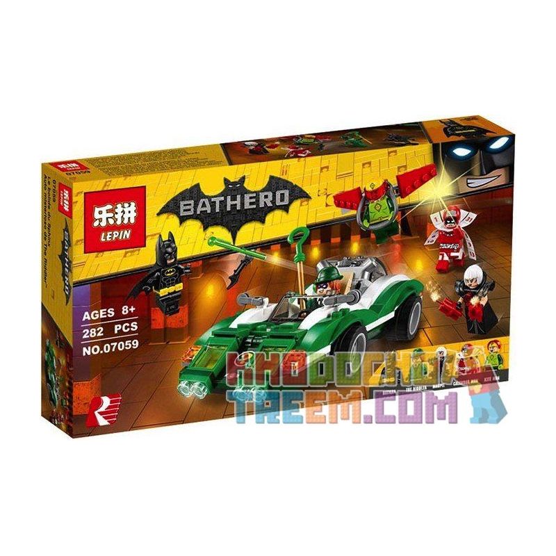 NOT Lego THE RIDDLER RACER 70903 Bela Lari 10630 LEPIN 07059 xếp lắp ráp ghép mô hình THE RIDDLER RACER TAY ĐUA BÍ ẨN CUỘC CÂU ĐỐ The Lego Batman Movie Người Dơi Bảo Vệ Gotham 254 khối